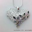 Crystal 3D Heart Pendant