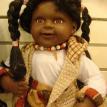 Porcelain doll- black girl-1