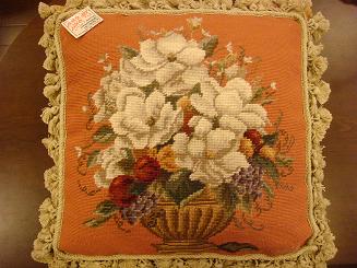 Needlepoint pillow-18
