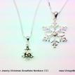 Fashion Jewelry Christmas Snowflake Necklace