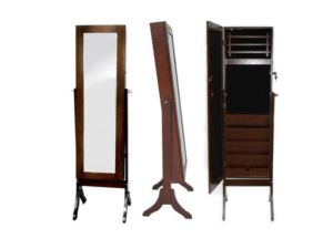 Mirror Jewellery Armoire Cabinet