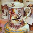Porcelain Mug with Butterfly