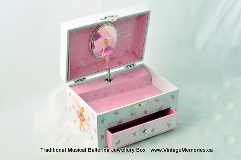 Traditional Musical Ballerina Jewellery Box