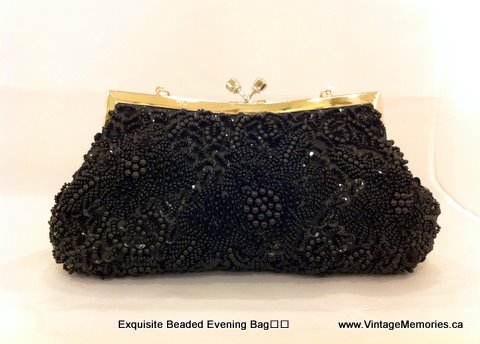 beaded evening purse