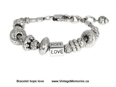 bracelets hope love