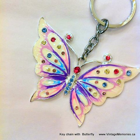 butterfly key chain