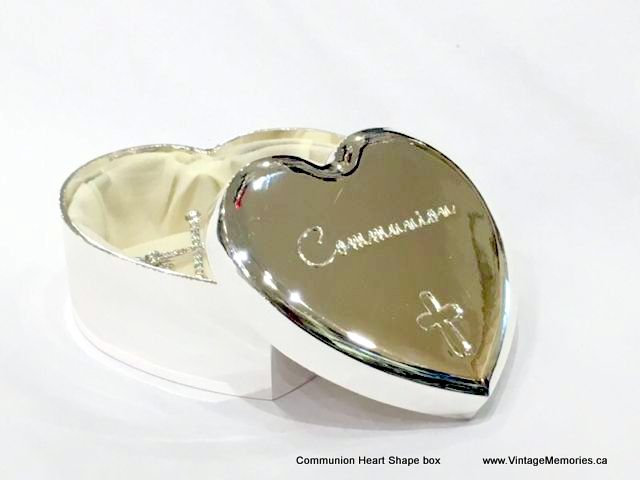 communion heart shape box